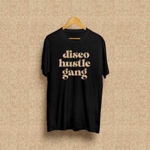 Glitter Disco Tshirt, Disco Hustle Gang