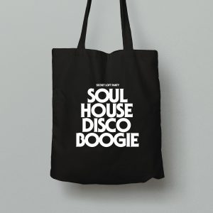 Soul House Disco Boogie Tote Bag white