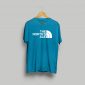 The North's Ace T-shirts Azure / White