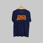 Disco Hustle Tshirt Navy / Orange