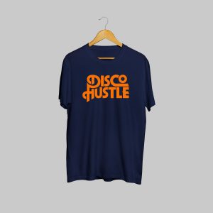 Disco Hustle Tshirt Navy / Orange