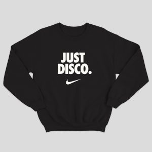 Just Disco Sweater Black white
