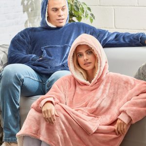 Money saving hoodie blankets